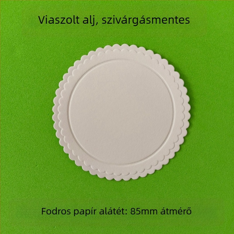 Prémium poháralátétek szállodákhoz és bárokhoz, nedvszívó papírból, egyszer használatos