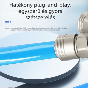 SMYSMV4 C-típusú gyorscsatlakozó – kerek három- és kétutas csatlakozó belső és külső menettel, pneumatikus pumpa kiegészítők, önzáró levegővezeték