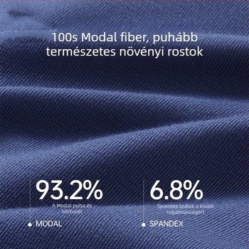 Modal férfi alsónemű, egyszínű, középmagas derekú, antibakteriális, bőrbarát, lélegző, kényelmes
