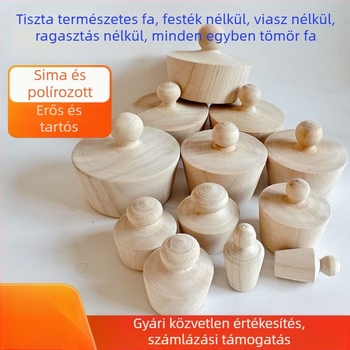 Tömörfa dugó borosüveghez, termosz dugó és parafás tölgyfedél