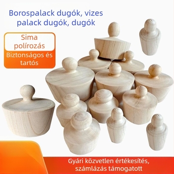 Tömörfa dugó borosüveghez, termosz dugó és parafás tölgyfedél