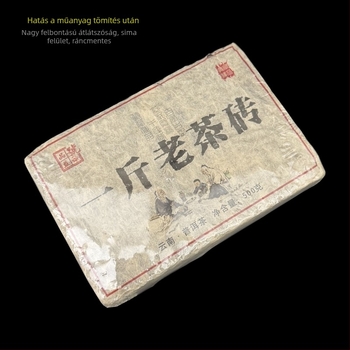 Pu'er tea brick hőszorító film, átlátszó PVC zárófólia teablokk csomagolásához, 250 g–1000 g