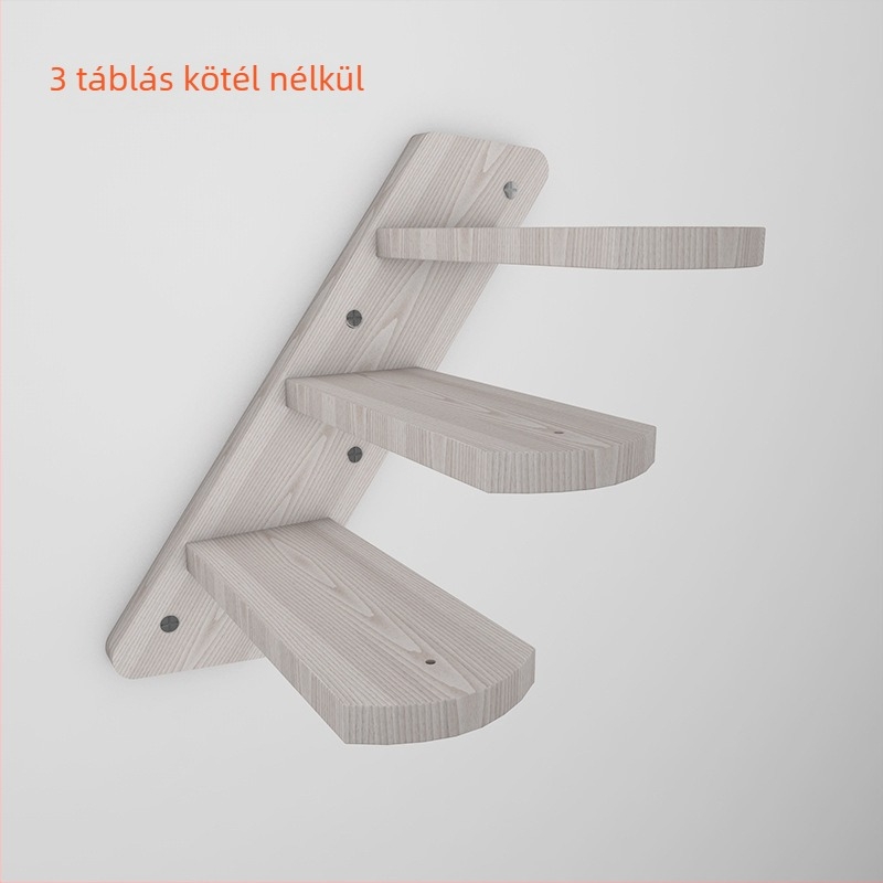 Macska légi folyosó, Négy évszakos macska lépcsők, Masszív fa macska mászókeret, Fali macskafészek, Macska villa, Macska kaparó deszka