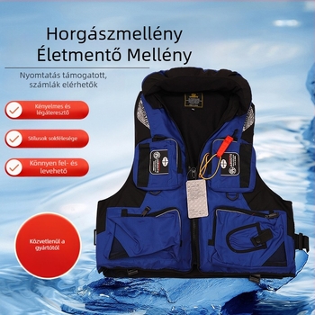 Felnőtt, leválasztható, hordozható úszó mellény horgászathoz, szörfözéshez, úszáshoz és raftinghoz