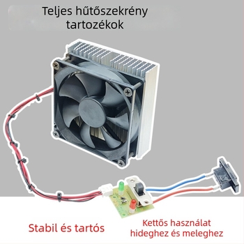 12V-os autóhűtő félvezető hűtőmodul, kettős használatra - fűtés és hűtés