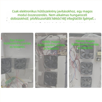 12V-os autóhűtő félvezető hűtőmodul, kettős használatra - fűtés és hűtés