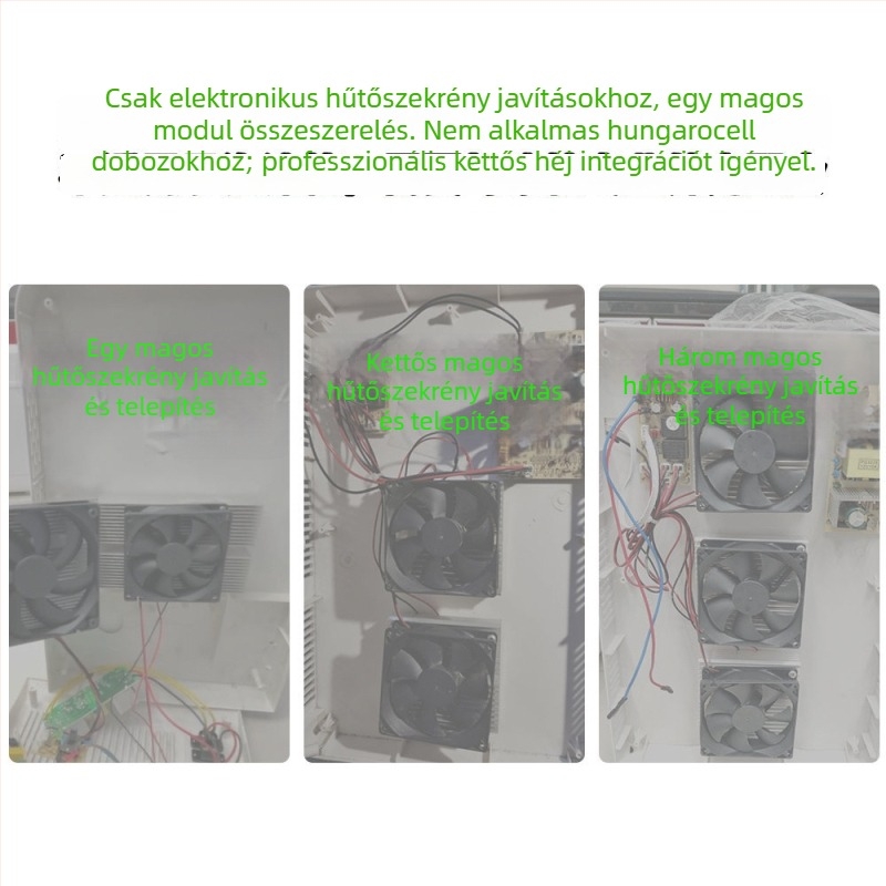 12V-os autóhűtő félvezető hűtőmodul, kettős használatra - fűtés és hűtés