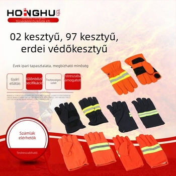 Erdei védő kesztyű edzéshez és mentéshez, vastagított pamut anyaggal