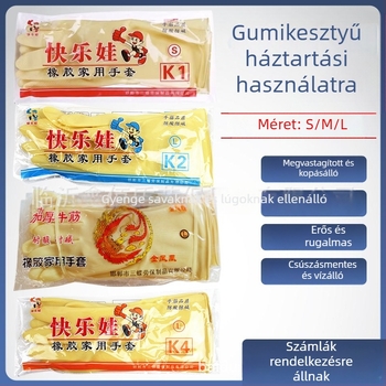 Happy Baby K1/K2/K4 latex kesztyűk, vastított kialakítású, ipari védő gumikesztyűk