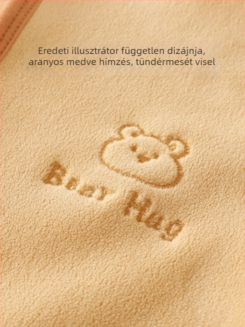 Baba fleece kardigán kabát, uniszex, rövid fazon, kerek nyakú, fleece-béléssel, téli viseletre, tavaszra és őszre