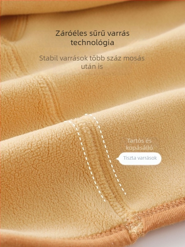 Baba fleece kardigán kabát, uniszex, rövid fazon, kerek nyakú, fleece-béléssel, téli viseletre, tavaszra és őszre