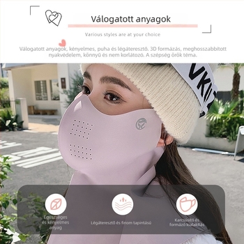 3D, varrat nélküli, légáteresztő egy darabos nyakmelegítő maszk kerékpározáshoz – szélvédő és meleg az őszi-téli szezonra