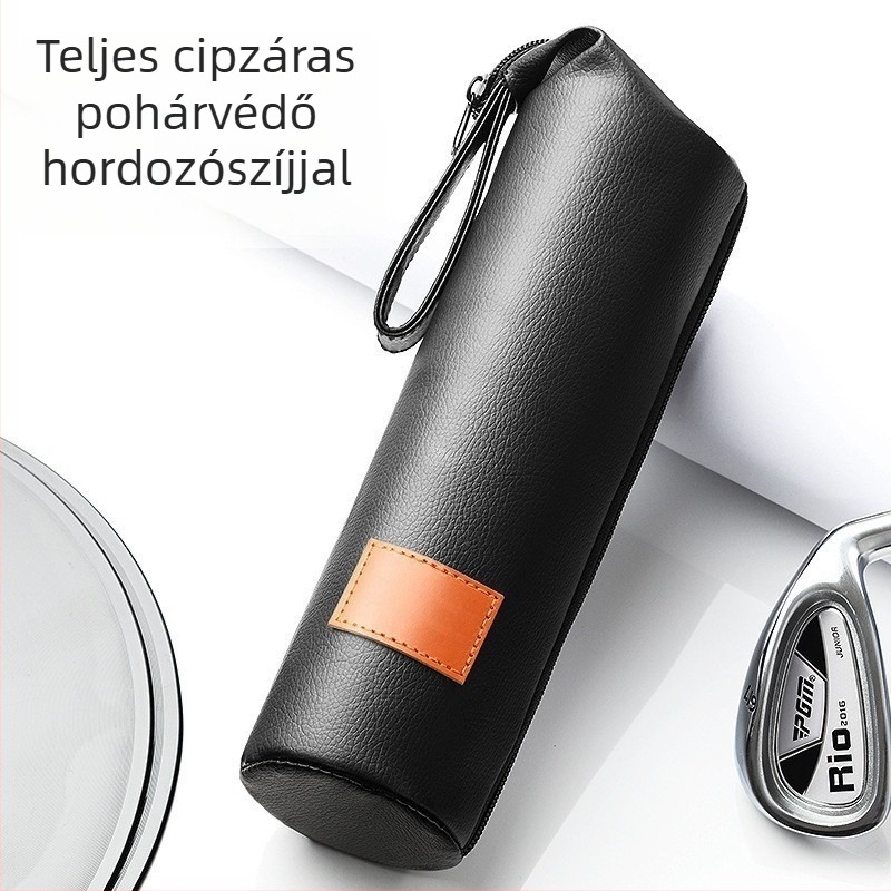 7 cm-es szigetelt pohárvédő zsinóros hordozóval, üvegpohárhoz, teljes körű védelem, prémium minőség