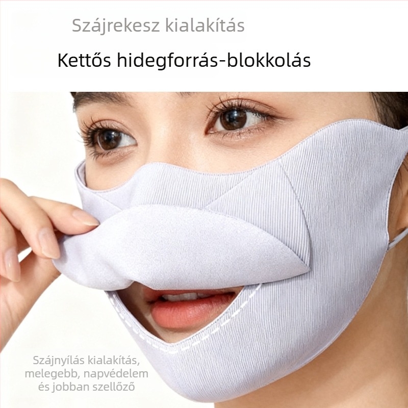2025-ös új meleg maszk őszre és télre, szél- és fagytűrő, 3D szemvédő, stílusos kerékpáros maszk