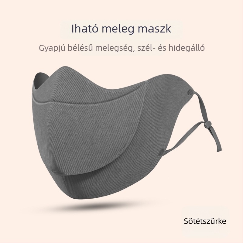 2025-ös új meleg maszk őszre és télre, szél- és fagytűrő, 3D szemvédő, stílusos kerékpáros maszk