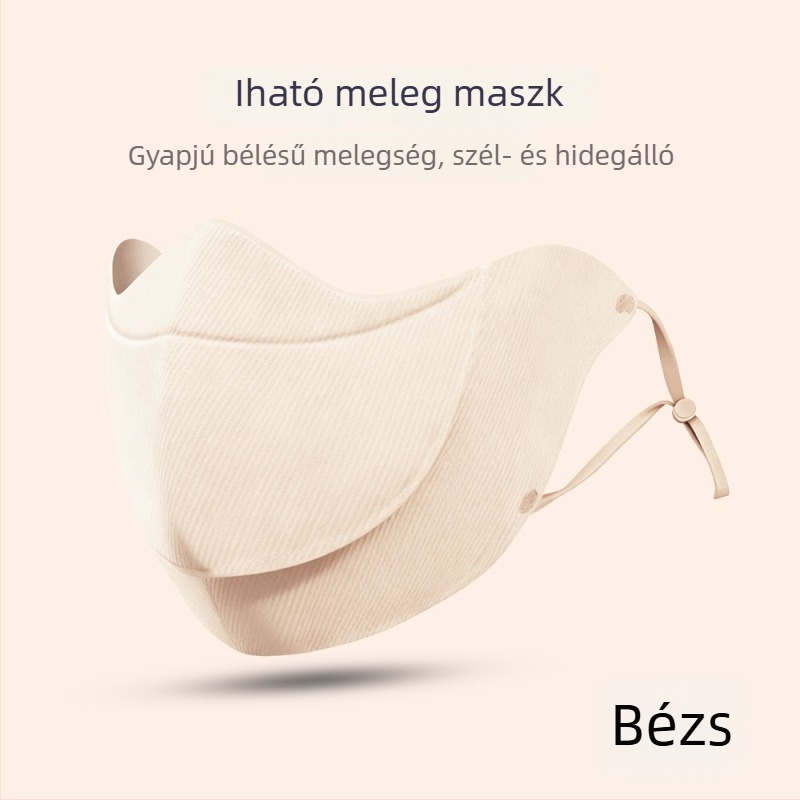 2025-ös új meleg maszk őszre és télre, szél- és fagytűrő, 3D szemvédő, stílusos kerékpáros maszk