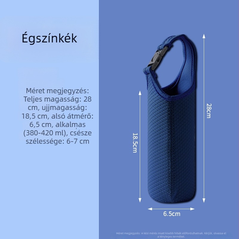 Könnyű szigetelt pohárvédő tok keresztpánttal