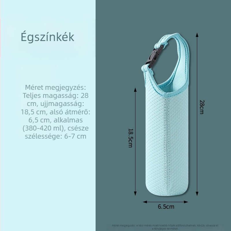 Könnyű szigetelt pohárvédő tok keresztpánttal