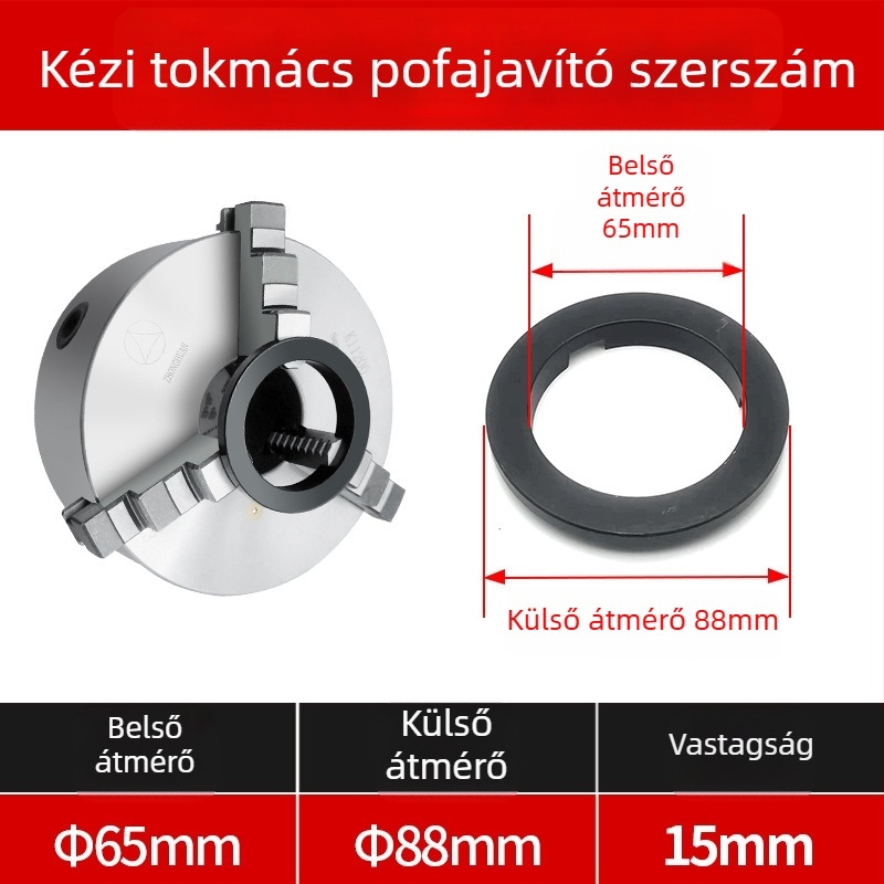 Kézi lathe tokmány csuklóformázó eszköz, öncentráló háromcsújú tokmányhoz