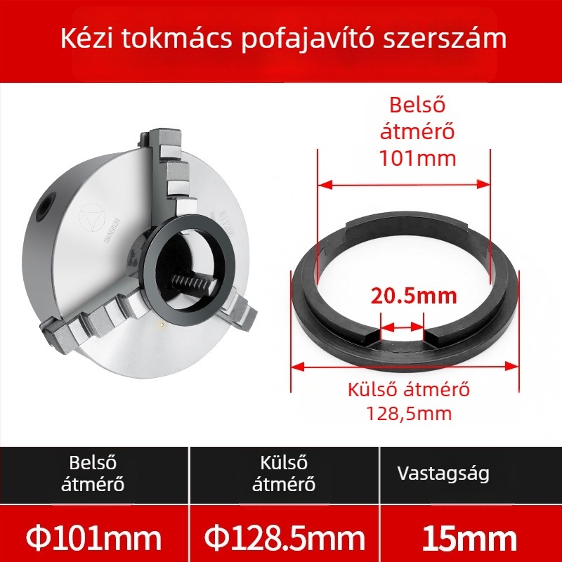Kézi lathe tokmány csuklóformázó eszköz, öncentráló háromcsújú tokmányhoz