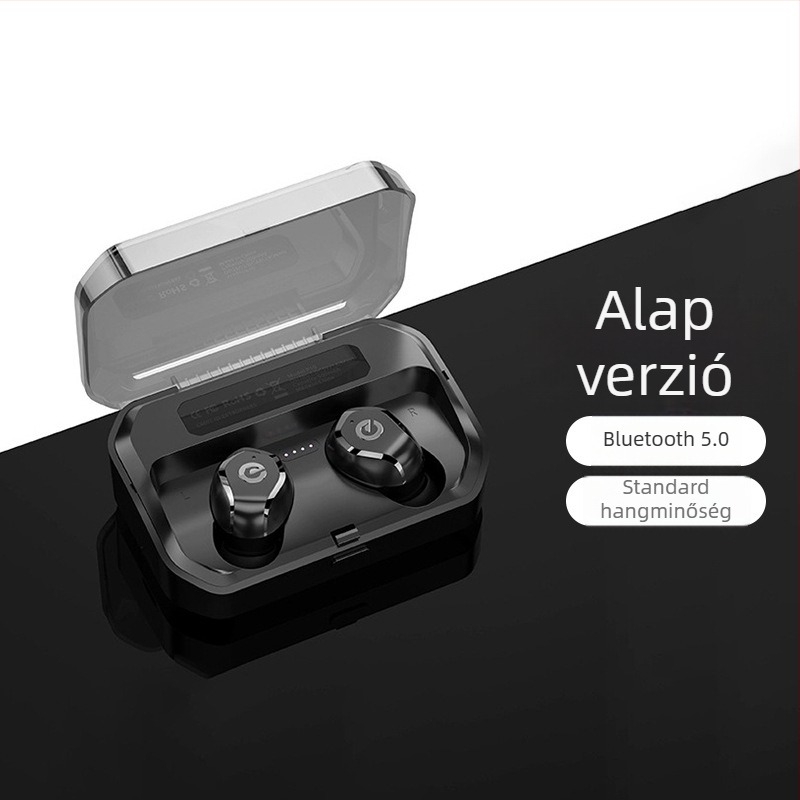 Valódi vezeték nélküli Bluetooth fülhallgató sporthoz zajcsökkentéssel, in-ear dizájn, hosszú akkumulátor-üzemidő, 2025 modell