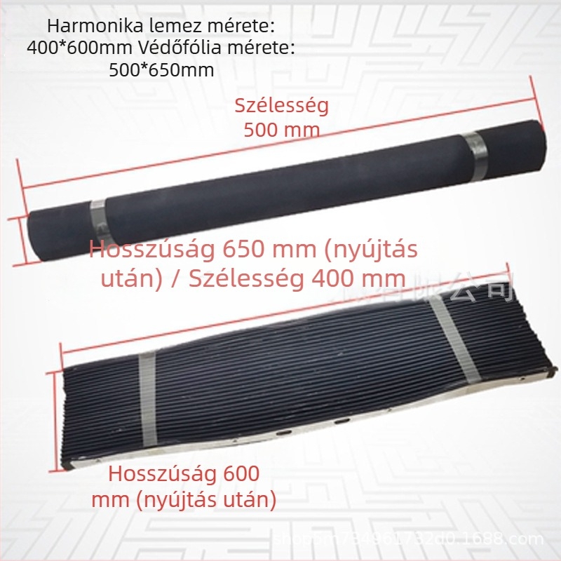 Gumi védőburkolat toron fúróhoz akordion panellel, vas-vas elleni védelem, kábel rögzítő és vastag forgács stop
