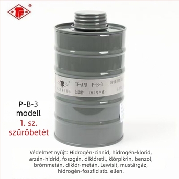 TF-A típusú gázmaszk szűrő kanna 1/3/4/5/7 – aktívszén szűrődoboz a maszk kiegészítőihez spray-hez