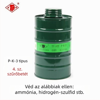 TF-A típusú gázmaszk szűrő kanna 1/3/4/5/7 – aktívszén szűrődoboz a maszk kiegészítőihez spray-hez