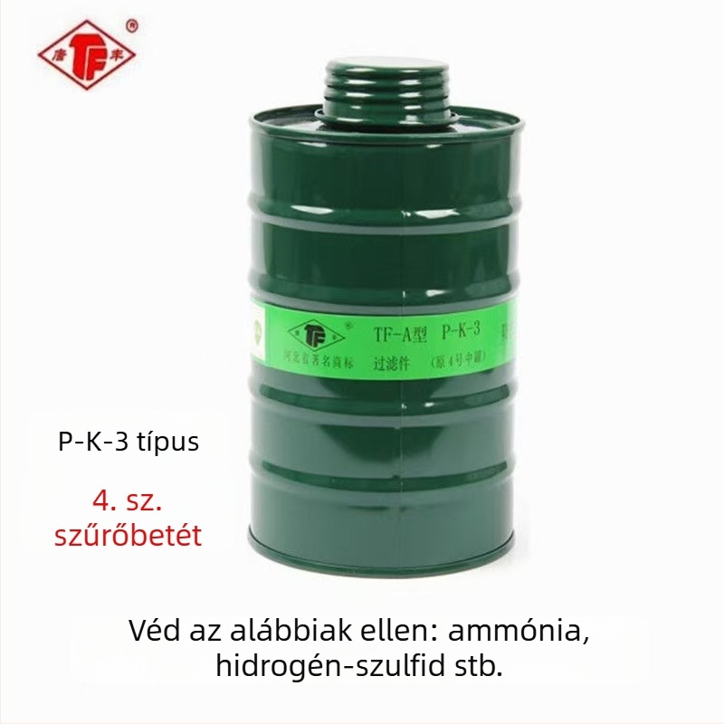 TF-A típusú gázmaszk szűrő kanna 1/3/4/5/7 – aktívszén szűrődoboz a maszk kiegészítőihez spray-hez