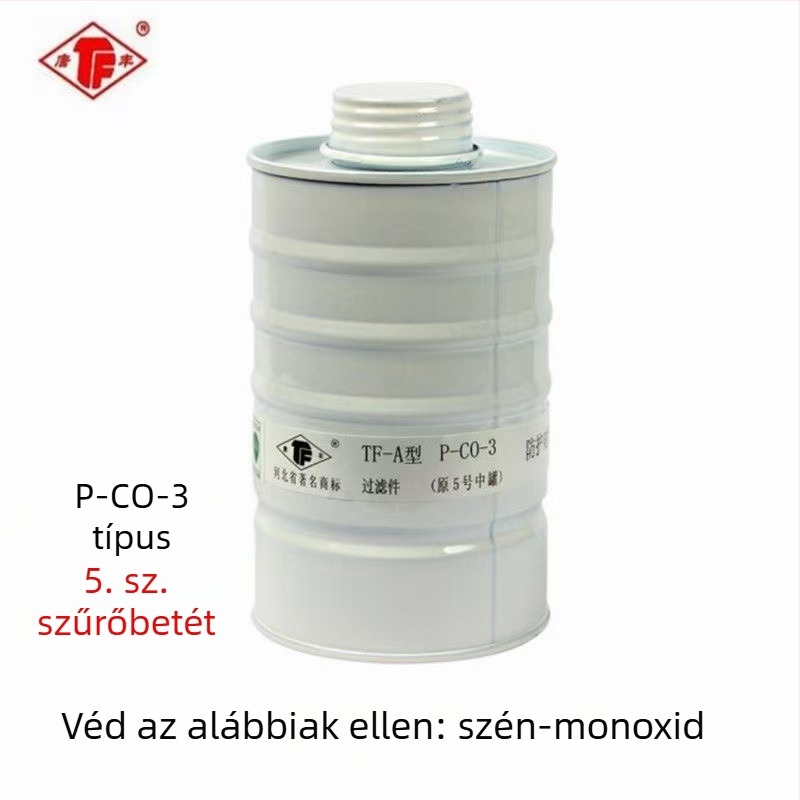 TF-A típusú gázmaszk szűrő kanna 1/3/4/5/7 – aktívszén szűrődoboz a maszk kiegészítőihez spray-hez