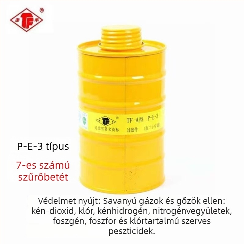 TF-A típusú gázmaszk szűrő kanna 1/3/4/5/7 – aktívszén szűrődoboz a maszk kiegészítőihez spray-hez