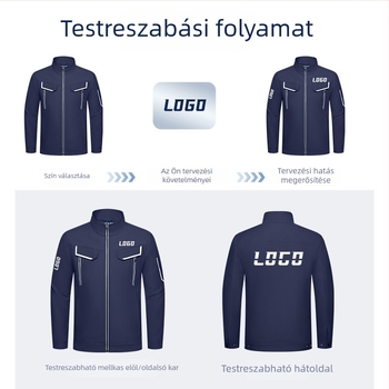 3M fényvisszaverő szalaggal laminált anti-sztatikus munkaruházati dzseki ipari felhasználásra