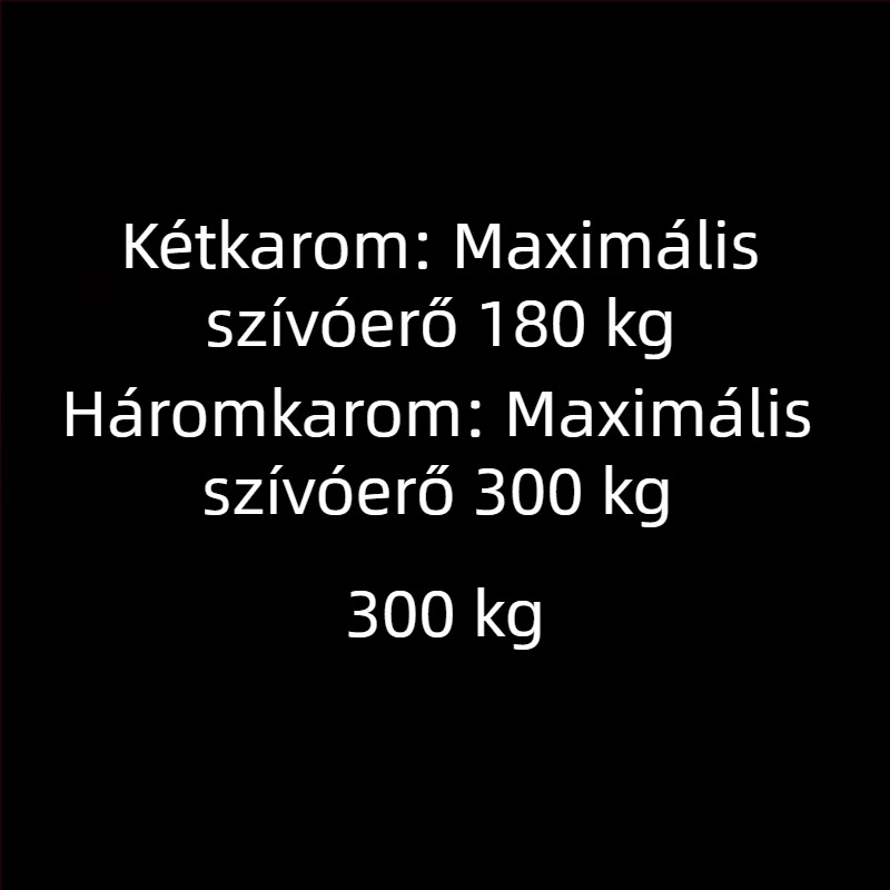 Súlyos üvegvákuumos csésze alumíniumötvözetből, két vagy három karmával, csempékre és márványra