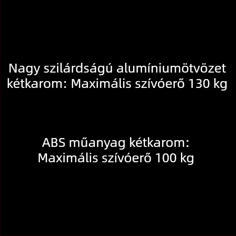 Súlyos üvegvákuumos csésze alumíniumötvözetből, két vagy három karmával, csempékre és márványra