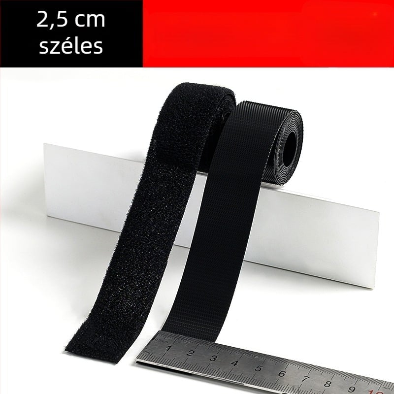 Baba ruháihoz Velcro tépőzár, puha hook-and-loop szalag, fehér, kétoldalas, ragasztó nélküli