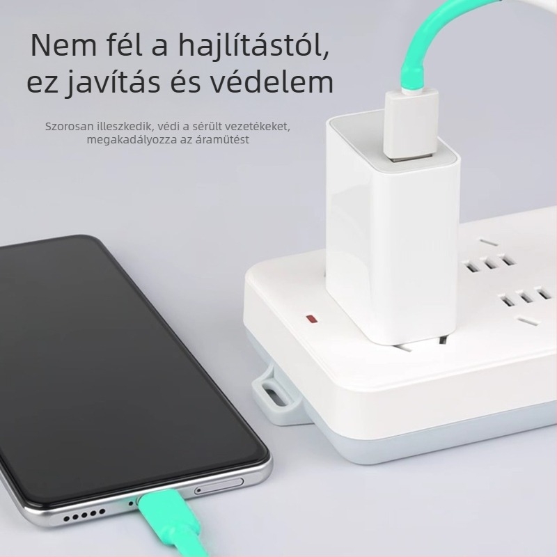 Hőzsugorcső – vízálló szigetelőcső vezetékekhez, adatkábelekhez és fejhallgatókhoz – színes