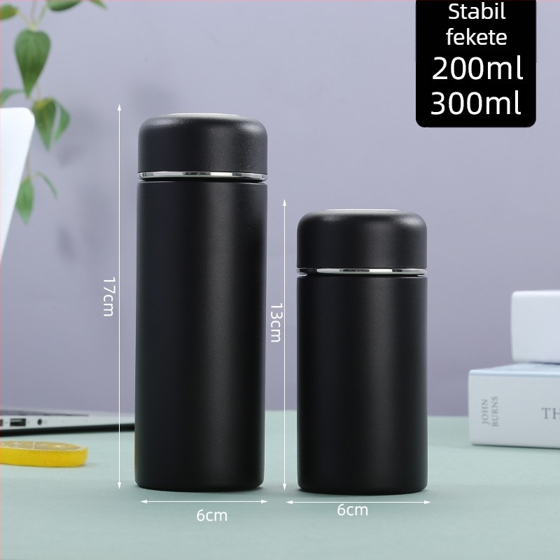 Új mini zseb termosz 316 rozsdamentes acélból, egyszerű minimalist dizájn, hordozható teás pohár rekesszel