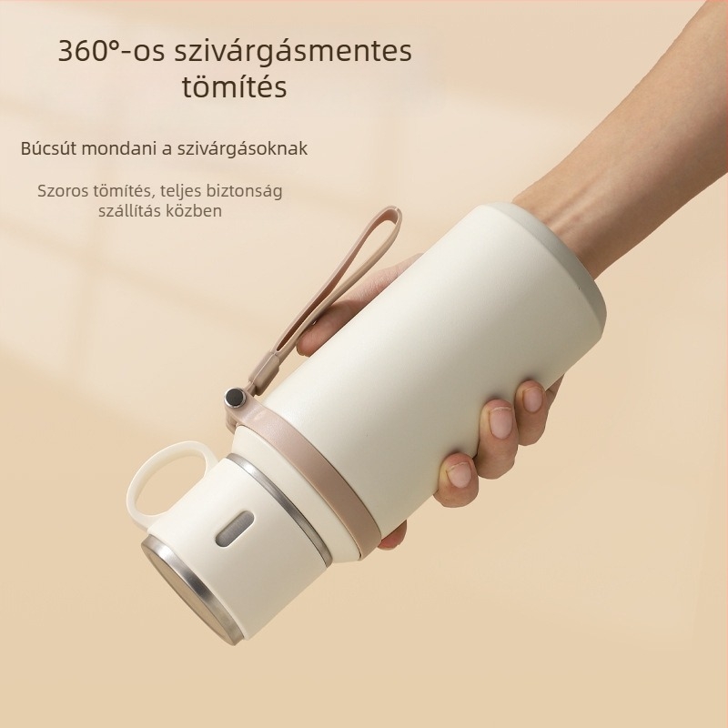 316 rozsdamentes acél termoszos pohár tea szeparátorral, hordozható kültéri termosz, irodai ajándék