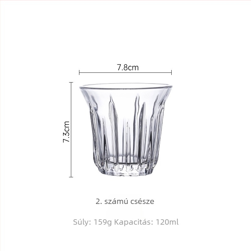 Bomber üvegkupa, ausztráliai fehér latte kávés pohár, hőálló, átlátszó