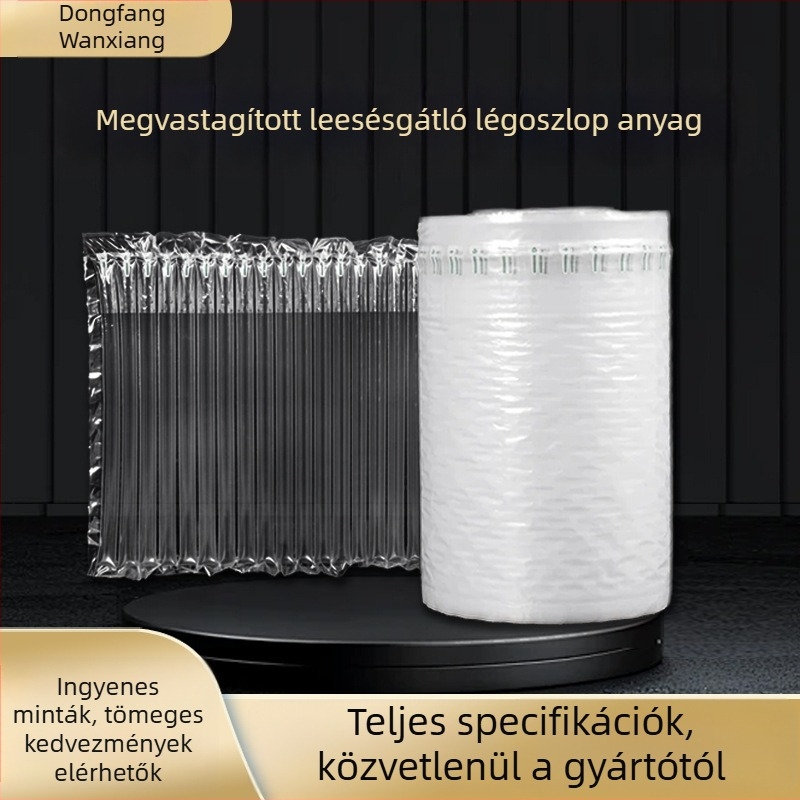 Buborékos légoszlop csomagoláshoz, ütésvédelmi megoldás