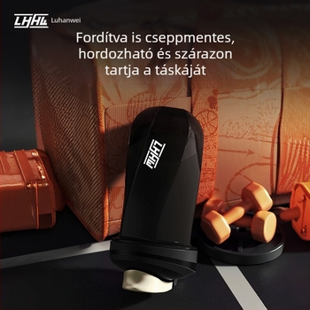 LHHW Fehérje- és kávés shaker pohár – gravitációs örvényes kézi rázó pohár edzéshez