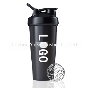 Logóval ellátott shaker pohár fehérjeporhoz, hordozható műanyag edzéshez 600 ml