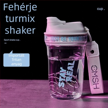 TRITÁN proteín shaker sporthoz – férfiak és nők számára, vízpalack, keverő, hőálló