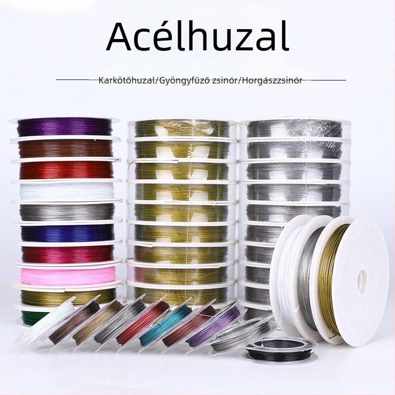 Rézdrótból készült kör alakú hurok DIY ékszerekhez, nagy kör alakú alkatrész hajdíszekhez