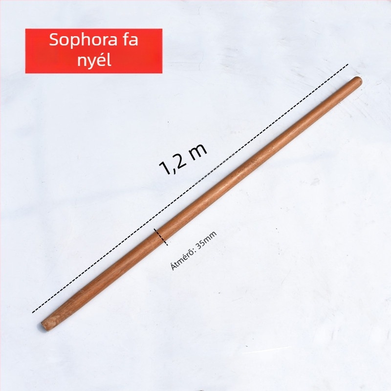 Fából készült nyelek kapákhoz és ásókhoz, különböző faanyagokból
