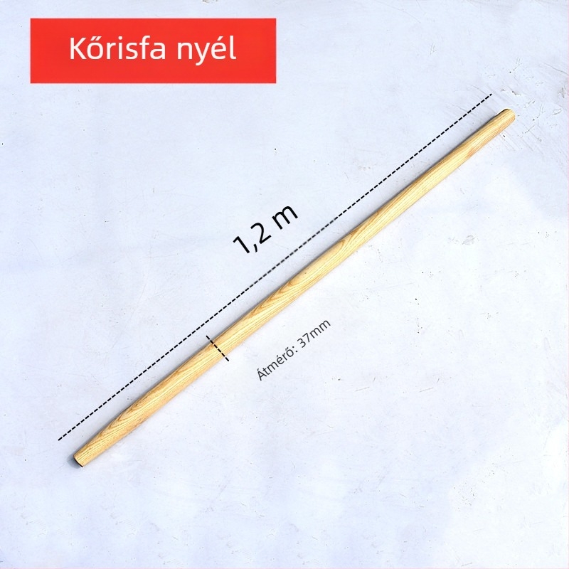 Fából készült nyelek kapákhoz és ásókhoz, különböző faanyagokból