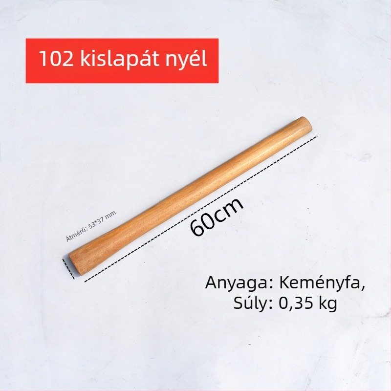 Fából készült nyelek kapákhoz és ásókhoz, különböző faanyagokból