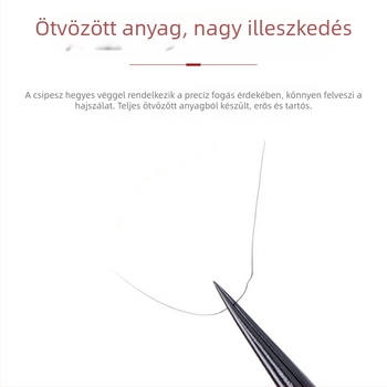 KING Színes, magas szilárdságú 15 fokban hajlított csipesz, alkatrész rögzítő eszköz, antistatikus, edzett