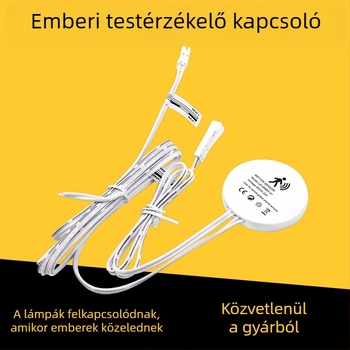LED-szenzor diafragmával — infravörös emberi test érzékelő, okos otthoni világítás, 5-24V, 30 s késleltetés