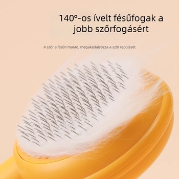 Macska- és kutya tűs fésű – szőr tisztítása, ápoló eszköz a szőrhullás ellen